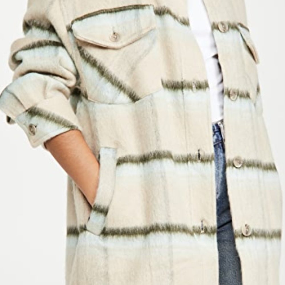 Vienna Brushed Wool Shirt Jacket